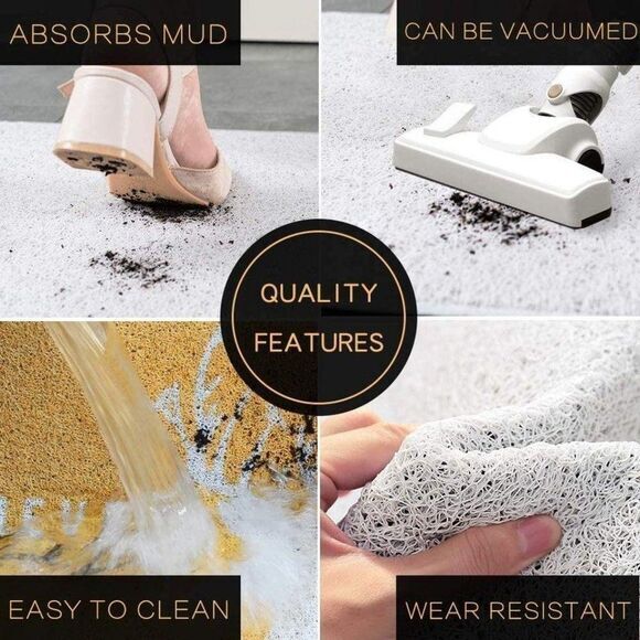 Kitty Cat Front Door Mat Outdoor Home‎ Decor - Picture 4 of 6